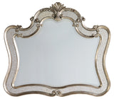 Sanctuary Traditional-Formal Shaped Mirror In Poplar And Hardwood Solids With Antique Mirror And Resin