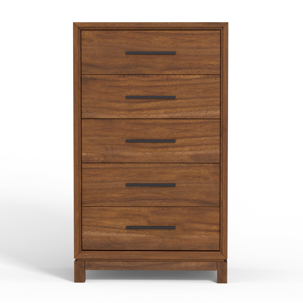 Nova Chest in Honey Maple - Fully Assembled Mahogany with Felt-Lined Drawer & Dovetail Construction