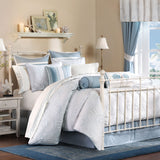 Crystal Beach Coastal 100% Cotton Quilted Comforter Set