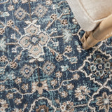 Nourison Kathy Ireland American Manor AMR01 French Country Machine Made Power-loomed Indoor only Area Rug Blue/Ivory 5'3" x 7'3" 99446883131