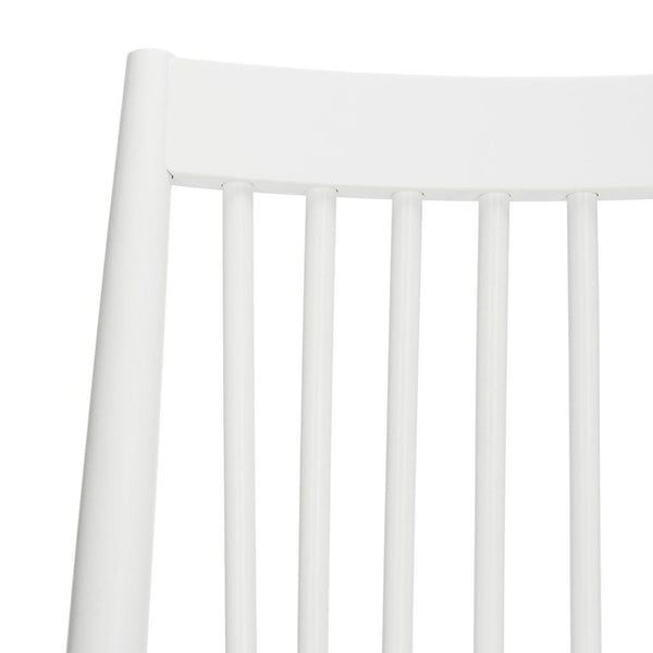 Safavieh - Set of 2 - Wren Dining Chair 19"H Spindle White NC Coating Rubberwood DCH1000B-SET2 889048270497