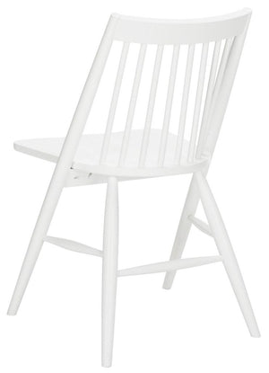 Safavieh - Set of 2 - Wren Dining Chair 19"H Spindle White NC Coating Rubberwood DCH1000B-SET2 889048270497