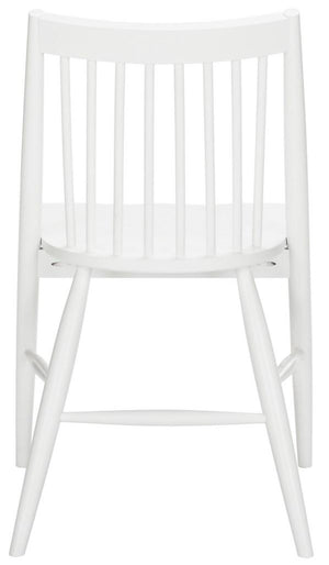 Safavieh - Set of 2 - Wren Dining Chair 19"H Spindle White NC Coating Rubberwood DCH1000B-SET2 889048270497