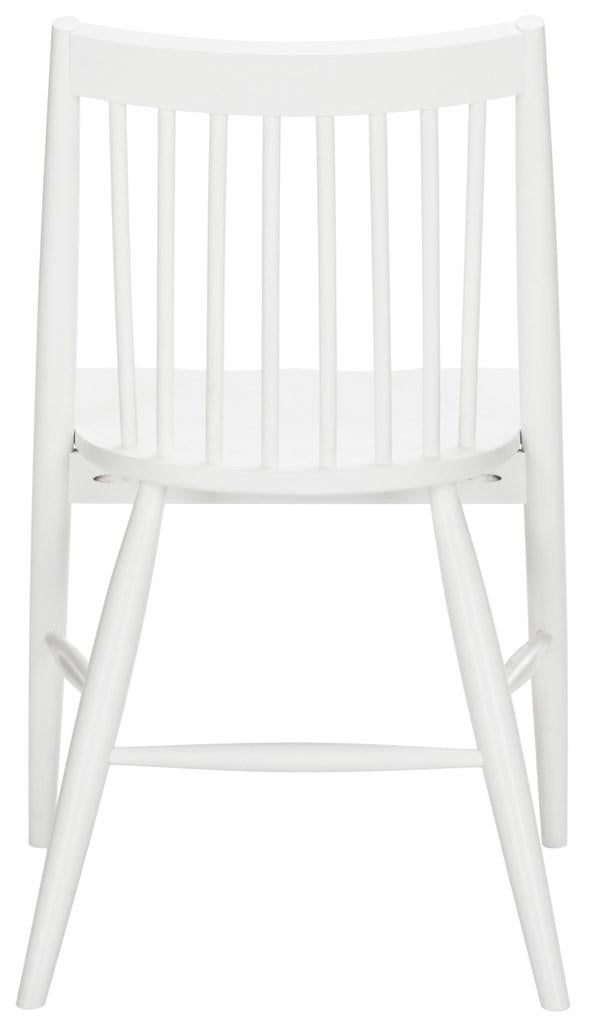 Safavieh - Set of 2 - Wren Dining Chair 19"H Spindle White NC Coating Rubberwood DCH1000B-SET2 889048270497