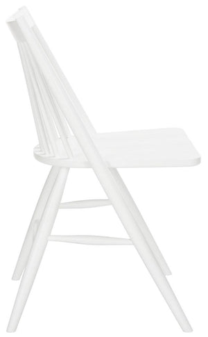 Safavieh - Set of 2 - Wren Dining Chair 19"H Spindle White NC Coating Rubberwood DCH1000B-SET2 889048270497