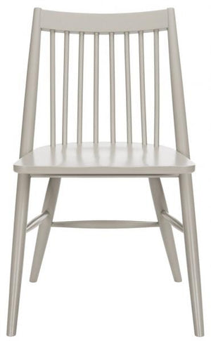 Safavieh - Set of 2 - Wren Dining Chair 19"H Spindle Grey NC Coating Rubberwood DCH1000C-SET2 889048270510