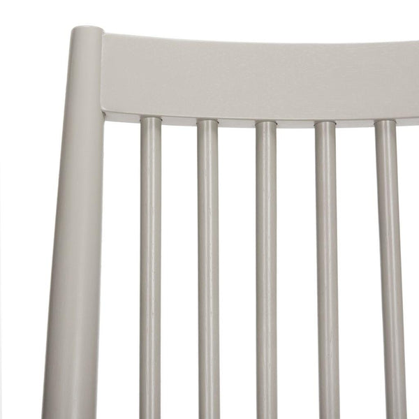 Safavieh - Set of 2 - Wren Dining Chair 19"H Spindle Grey NC Coating Rubberwood DCH1000C-SET2 889048270510