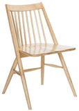 Safavieh - Set of 2 - Wren Dining Chair 19"H Spindle Natural NC Coating Rubberwood DCH1000D-SET2 889048270534