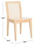 Benicio Rattan Dining Chair  Natural / Natural Wood DCH1005D-SET2