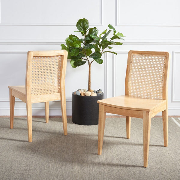 Benicio Rattan Dining Chair  Natural / Natural Wood DCH1005D-SET2