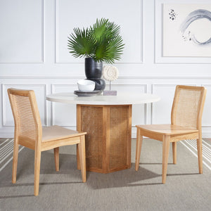Benicio Rattan Dining Chair  Natural / Natural Wood DCH1005D-SET2
