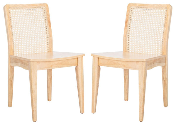 Benicio Rattan Dining Chair  Natural / Natural Wood DCH1005D-SET2
