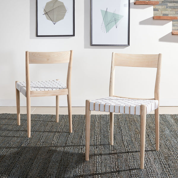 Set of 2 - Eluned Leather Dining Chair