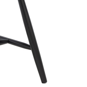 Safavieh Jodan Dining Chair -Set Of 2 Black Wood DCH1404A-SET2