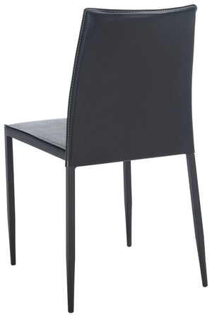 Cason Dining Chair Set of 2 - Luxurious Faux Leather, Minimalist Design, Perfect for Modern Homes