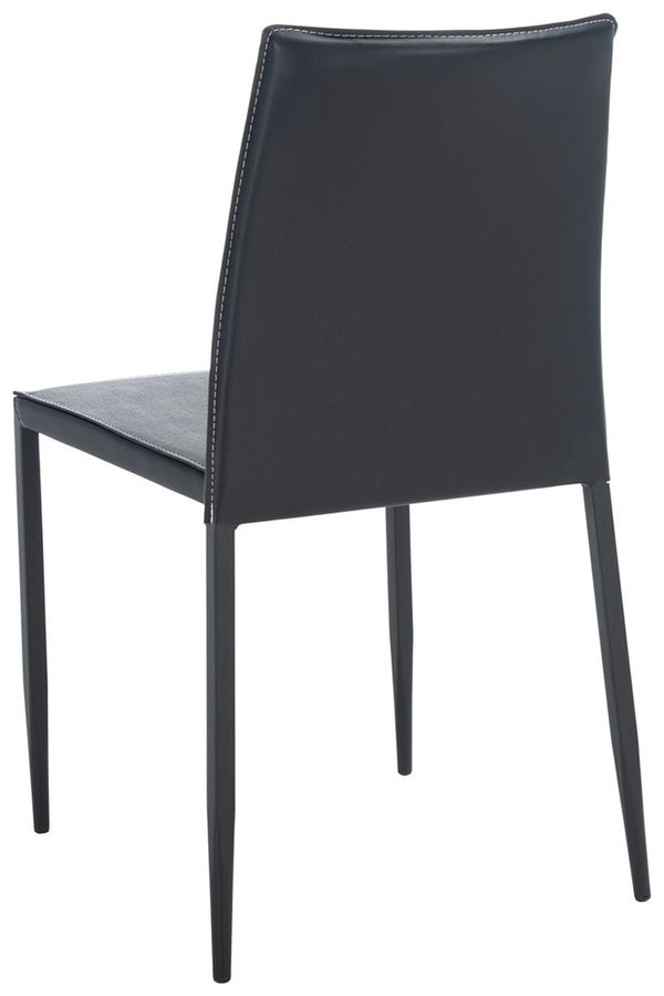 Cason Dining Chair Set of 2 - Luxurious Faux Leather, Minimalist Design, Perfect for Modern Homes