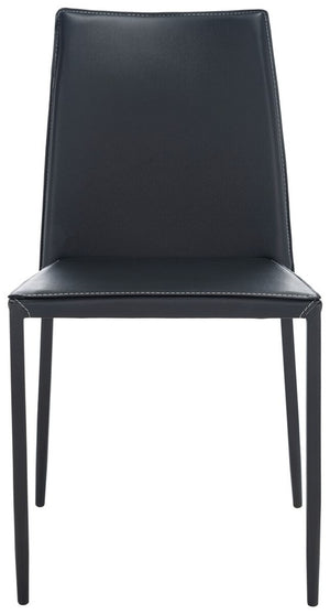 Cason Dining Chair Set of 2 - Luxurious Faux Leather, Minimalist Design, Perfect for Modern Homes
