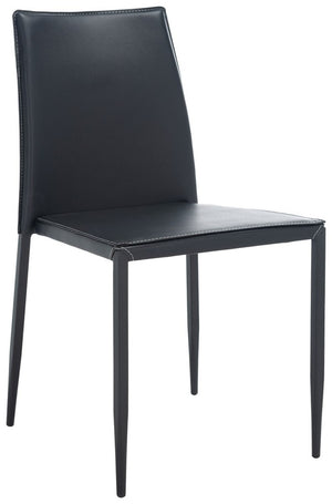 Cason Dining Chair Set of 2 - Luxurious Faux Leather, Minimalist Design, Perfect for Modern Homes