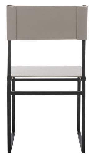 Layne Dining Chairs Light Grey / Black  Metal DCH3003A-SET2