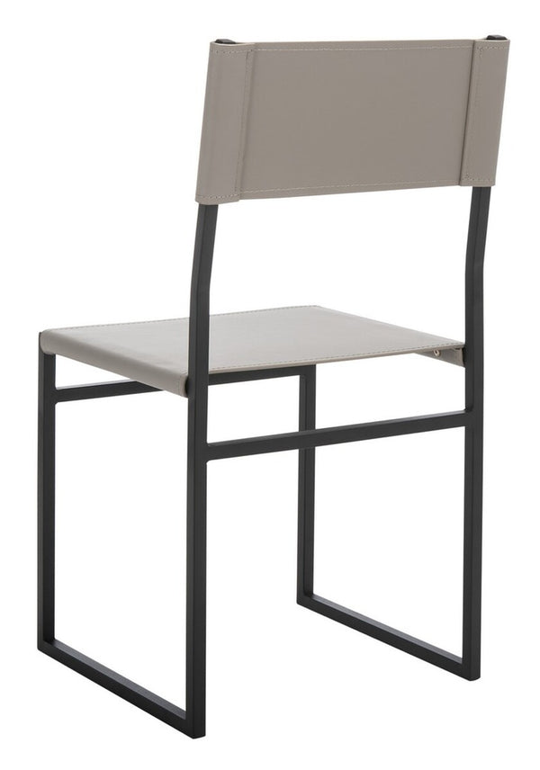 Layne Dining Chairs Light Grey / Black  Metal DCH3003A-SET2