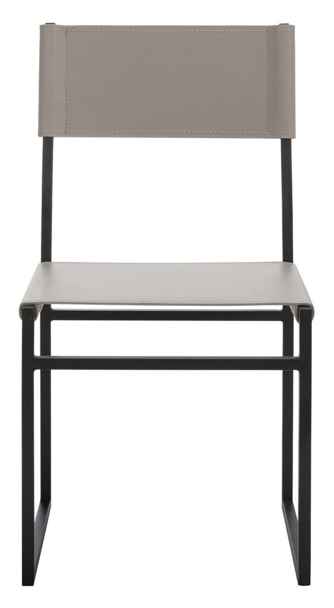 Layne Dining Chairs Light Grey / Black  Metal DCH3003A-SET2
