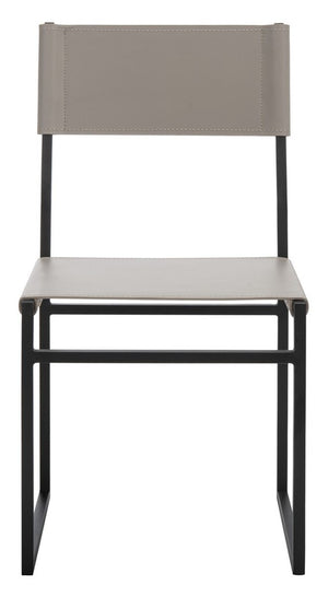 Layne Dining Chairs Light Grey / Black  Metal DCH3003A-SET2