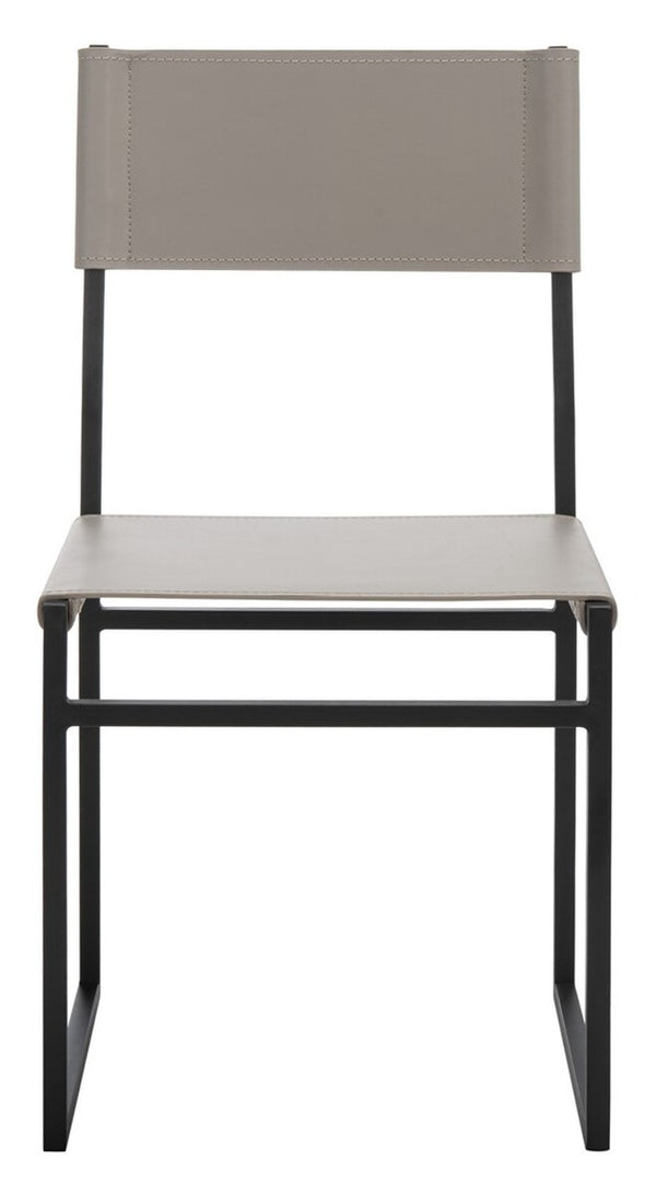 Layne Dining Chairs Light Grey / Black  Metal DCH3003A-SET2