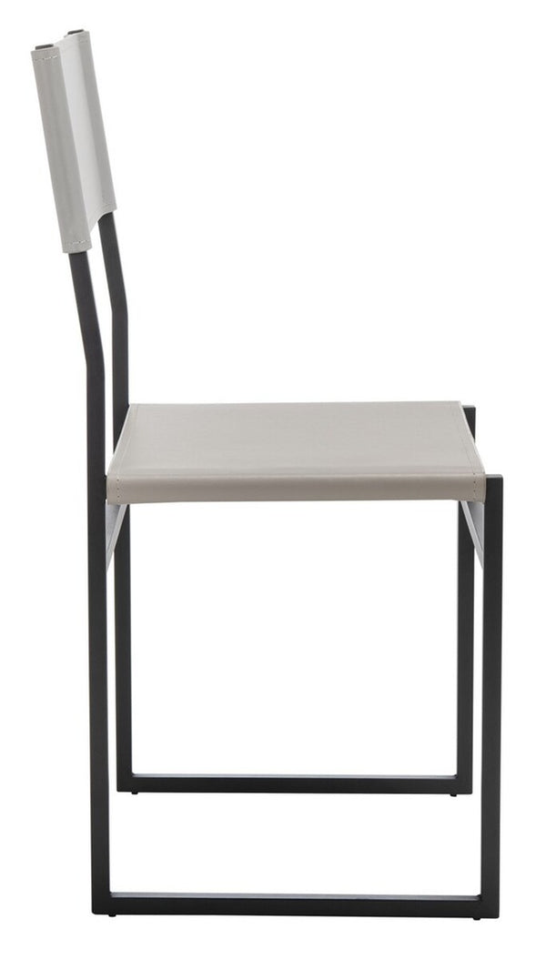 Layne Dining Chairs Light Grey / Black  Metal DCH3003A-SET2