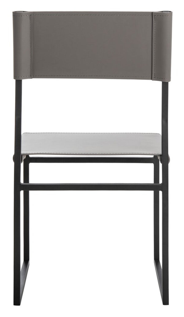 Layne Dining Chairs Grey / Black Metal DCH3003B-SET2