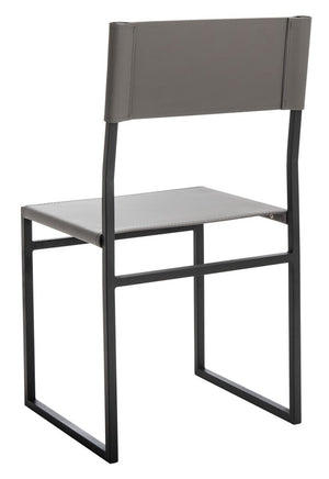 Layne Dining Chairs Grey / Black Metal DCH3003B-SET2