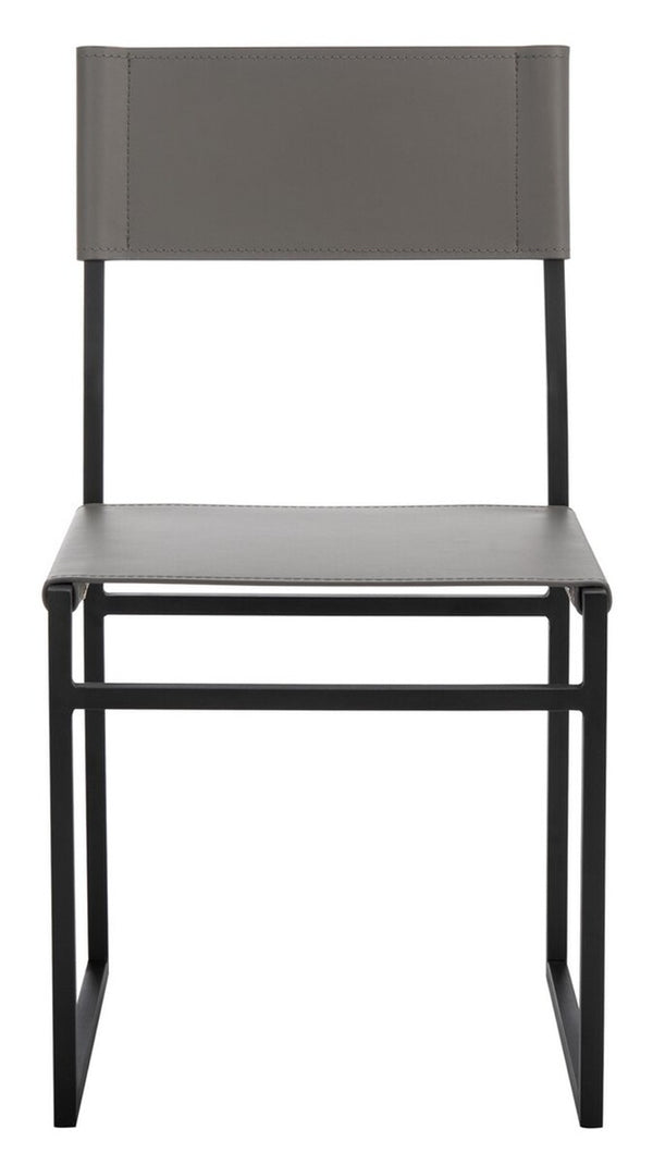 Layne Dining Chairs Grey / Black Metal DCH3003B-SET2