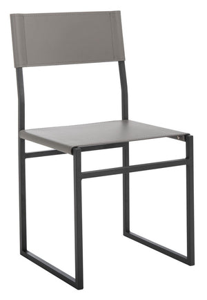 Layne Dining Chairs Grey / Black Metal DCH3003B-SET2