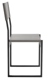 Layne Dining Chairs Grey / Black Metal DCH3003B-SET2