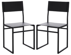 Layne Dining Chairs Black Metal DCH3003C-SET2