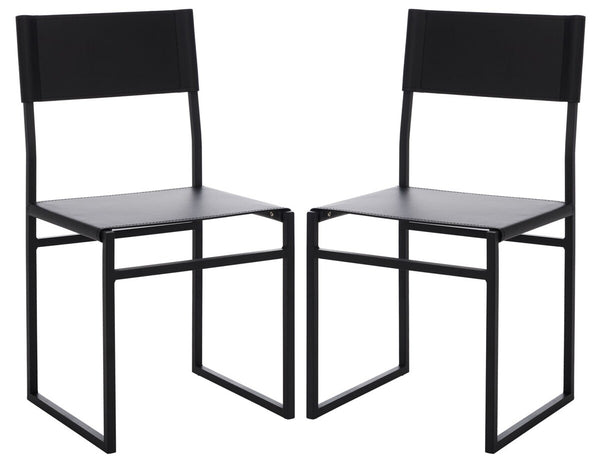 Layne Dining Chairs Black Metal DCH3003C-SET2