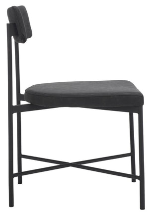 Archer Dining Chairs Black Metal DCH3004C-SET2