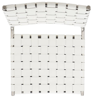 Wesson Woven Dining Chair White / Silver Metal DCH3005C-SET2