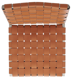 Rayne Woven Dining Chair Natural / Silver Metal DCH3006A-SET2