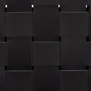 Rayne Woven Dining Chair Black / Silver Metal DCH3006E-SET2