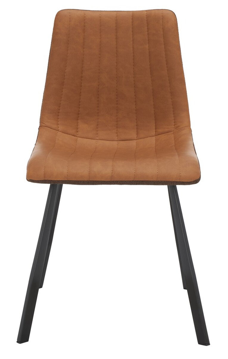 Safavieh Pryer Dining Chair -Set Of 2 Brown Metal DCH3011A-SET2