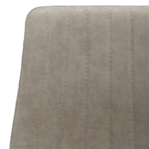 Safavieh Pryer Dining Chair -Set Of 2 Stone Grey Metal DCH3011B-SET2