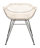 Jadis Leather Woven Dining Chair