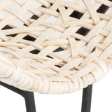 Jadis Leather Woven Dining Chair