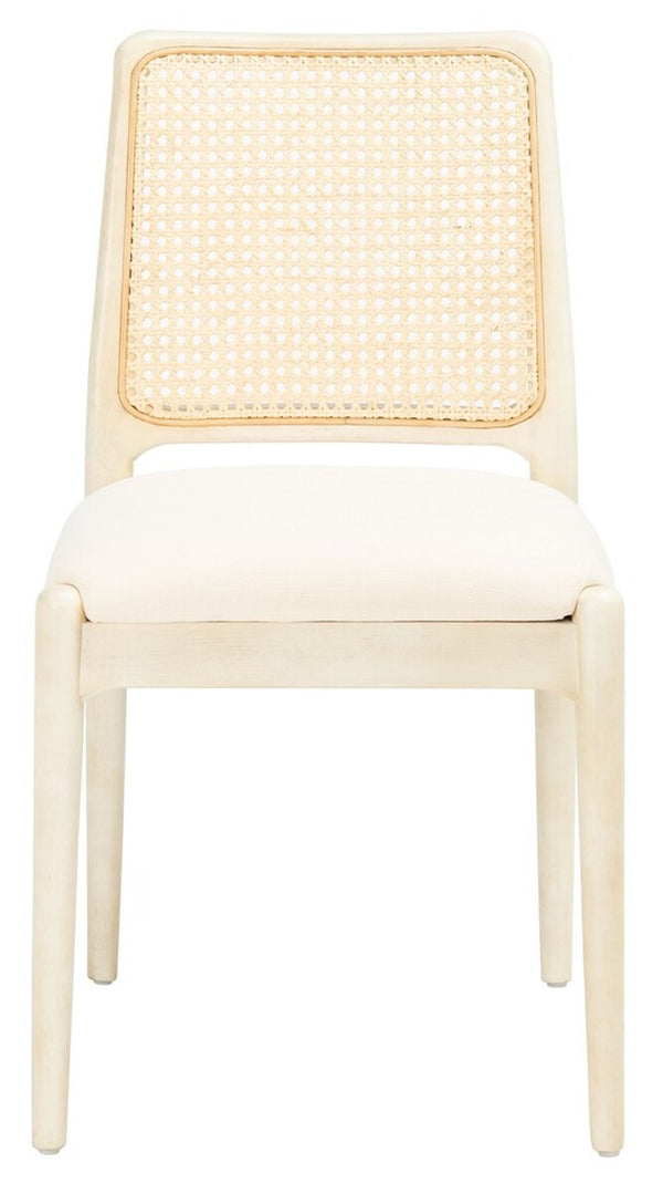 Reinhardt Rattan Dining Chair White / White Wood DCH8800B-SET2