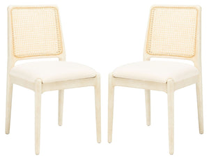 Reinhardt Rattan Dining Chair White / White Wood DCH8800B-SET2