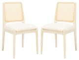Reinhardt Rattan Dining Chair White / White Wood DCH8800B-SET2