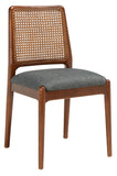 Reinhardt Rattan Dining Chair Brown / Grey Wood DCH8800D-SET2