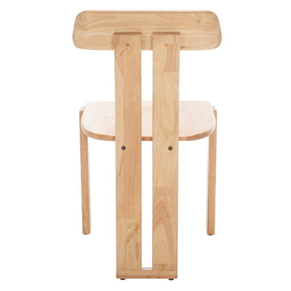 Safavieh Cayde Wood Dining Chair Walnut Wood DCH8801B