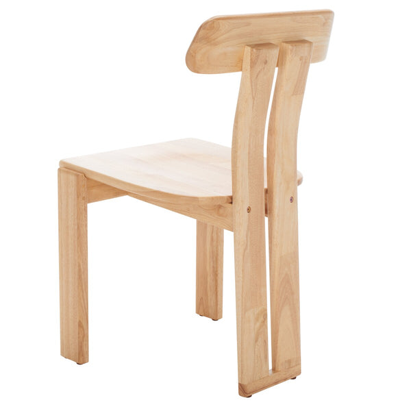 Safavieh Cayde Wood Dining Chair Walnut Wood DCH8801B