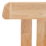 Safavieh Cayde Wood Dining Chair Walnut Wood DCH8801B
